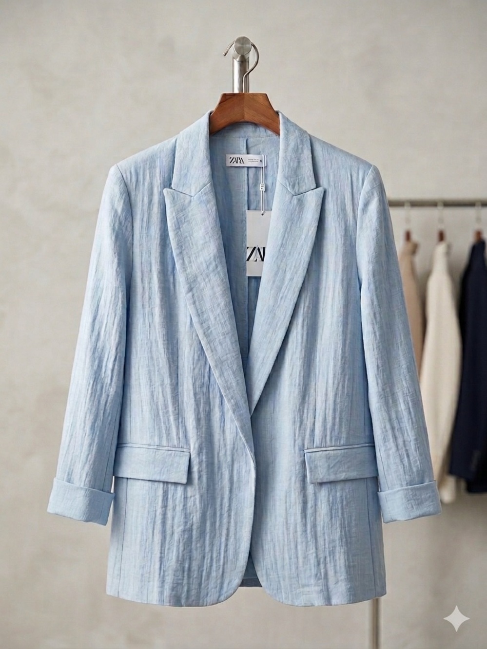 Zara Light Blue Blazer